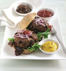 Veal Burgers with Pesto