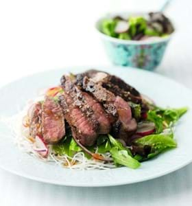 Warm Lamb and Noodle Salad