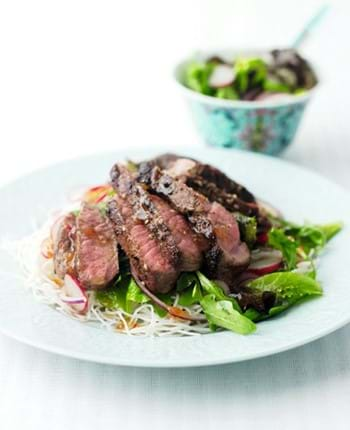 Warm Lamb and Noodle Salad