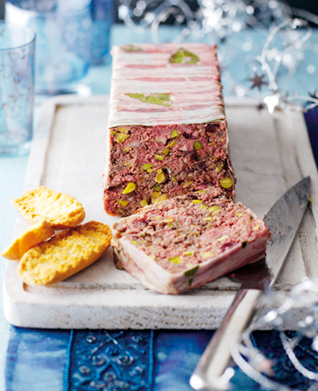 Beef, Juniper and Pistachio Terrine