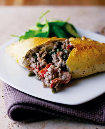 Beef Stuffed Calzone