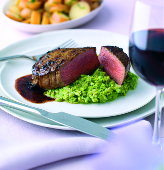 Fillet Steaks with Tarragon and Shallot Butter