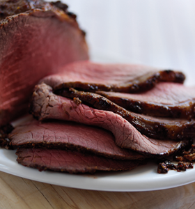 Honey and Mustard Glazed Roast Beef