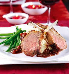 Honey-Glazed Rack of Lamb