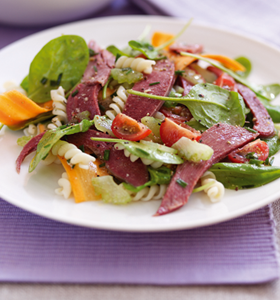 Pressed Ox Tongue Salad with Horseradish and Honey Dressing