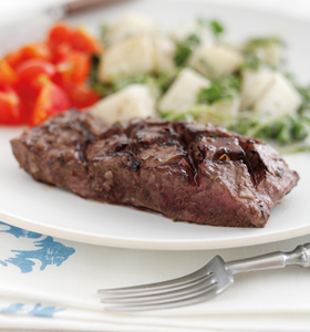 Spicy Herb Marinated Flat Iron Steaks